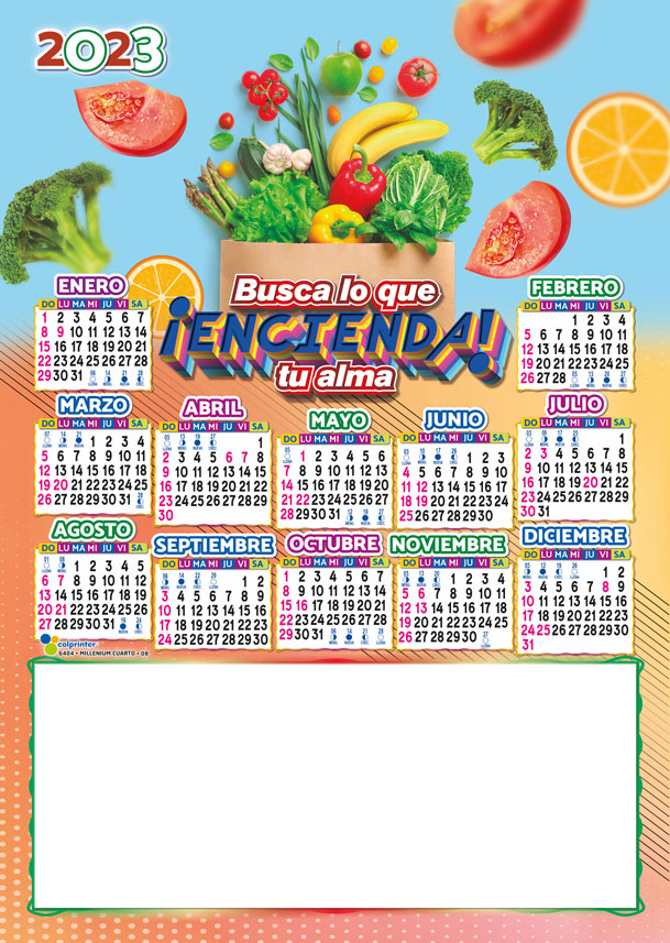 Almanaque Millenium Cartón ¼ 